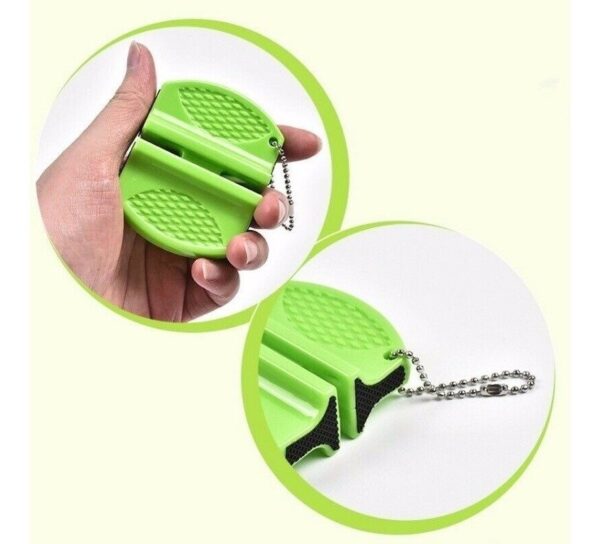 MINI AFILADOR DE CUCHILLOS DE ACERO DE TUNGSTENO Y CERÁMICA - Image 4