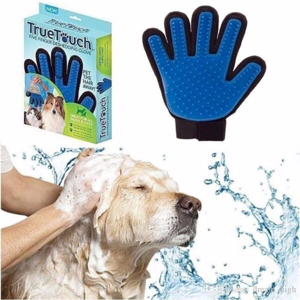 Guante True Touch Para Peinar Acariciar Gatos Y Perros - Image 4