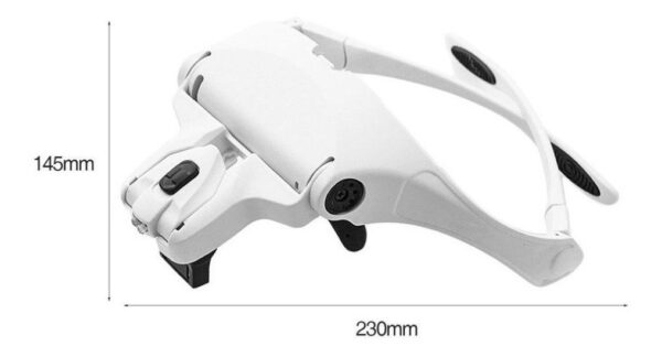Gafas Lupa Optovisor  Cabeza Luces Led Y 5 Lentes Intercambiables - Image 4