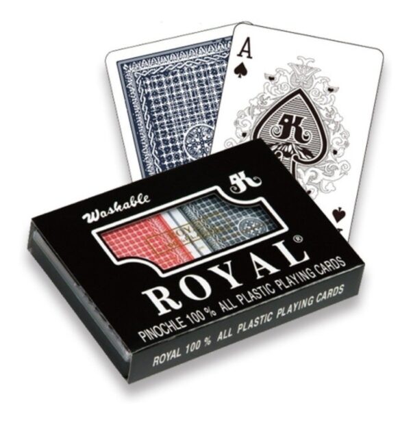 CARTAS POKER ROYAL ORIGINAL ESTUCHE 100% PLASTIFICADA