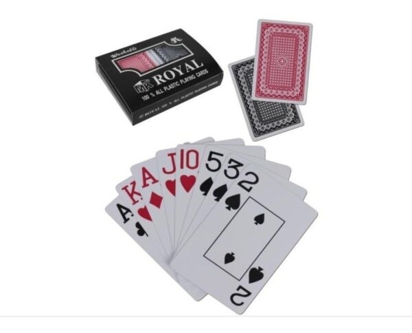 CARTAS POKER ROYAL ORIGINAL ESTUCHE 100% PLASTIFICADA - Image 3