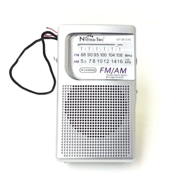 RADIO PORTATIL AM/FM USB MICRO R1175 - Image 3