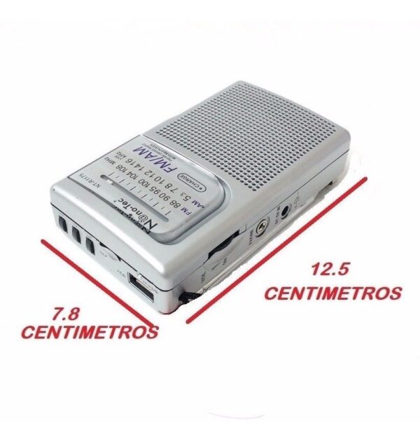 RADIO PORTATIL AM/FM USB MICRO R1175 - Image 4