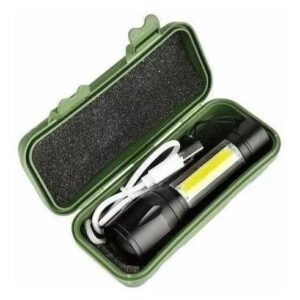 LINTERNA TACTICA LINTERNA LED RECARGABLE X USB ZOOM ALUMINIO
