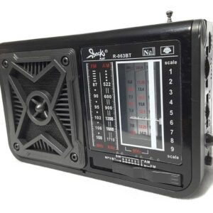 RADIO MULTIBANDAS AM FM USB BLUETOOTH RECARGABLE