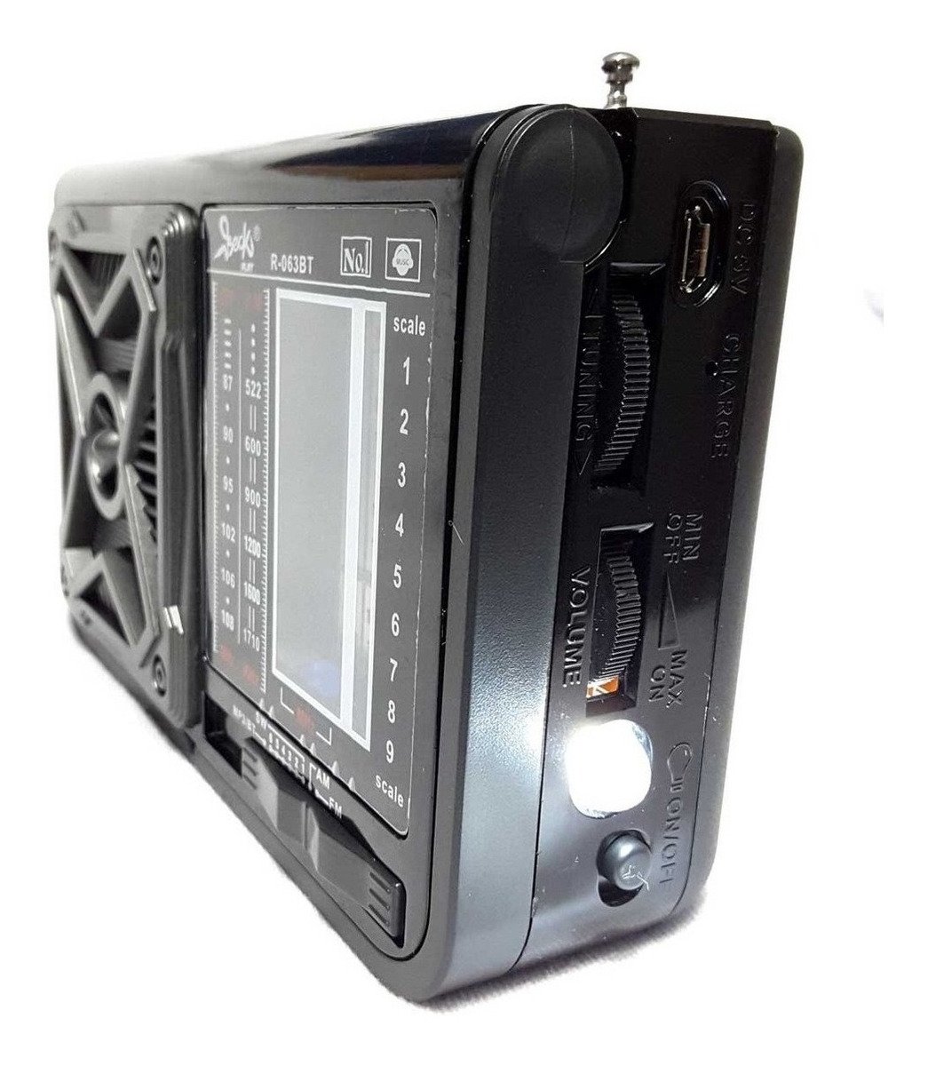 RADIO MULTIBANDAS AM FM USB BLUETOOTH RECARGABLE - Image 2