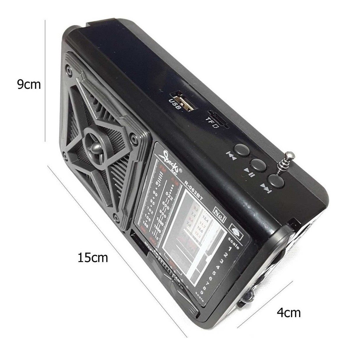 RADIO MULTIBANDAS AM FM USB BLUETOOTH RECARGABLE - Image 5