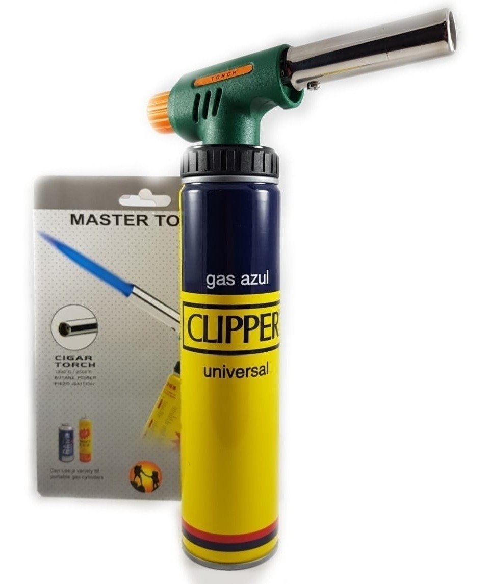 Soplete Master Torch + Gas Azul X9