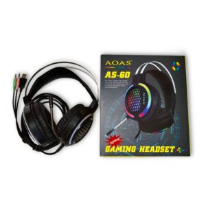 AUDÍFONOS GAMER PARA PS4 XBOX PC AOAS AS-60