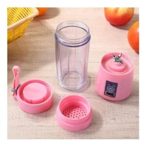 Licuadora Portátil Recargable Usb Batidora Fit Vaso Plástico