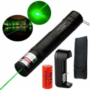 LASER PUNTO VERDE POTENTE+LLAVES+CARGADOR+PILA+FILTRO PUNTOS