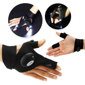 Guante Linterna Luz Led Camping Pesca Multipropósito