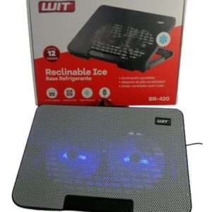 Base Refrigerante Para Computador Reclinable 2 Ventiladores