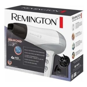 SECADOR REMINGTON DIAMOND CERÁMIC SHINE CON DIFUSOR
