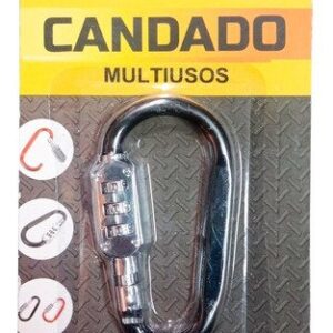 CANDADO MULTIUSOS DE CLAVE APERTURA CON COMBINACIÓN DE 3 DIG