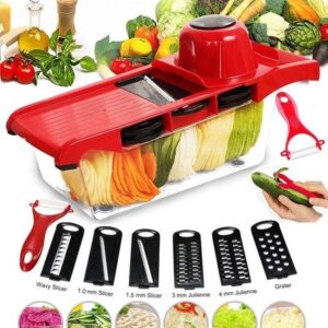 Ayudante De Cocina Rallador De Verduras Mandoline 6 En 1
