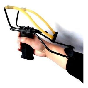 CAUCHERA RESORTERA PROFESIONAL  CON SOPORTE BRAZO