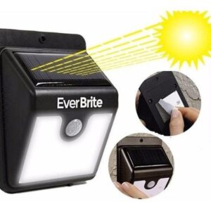 Luz Led Exterior con Energia Solar Sensor de Movimiento - Ever Brite