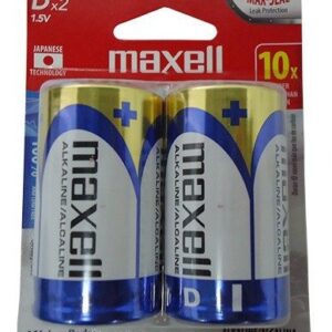 PILA MAXELL TIPO D ALCALINA BLISTER X 2