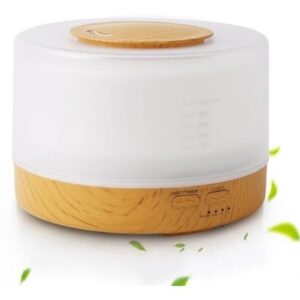 DIFUSOR AROMA 4 EN 1 HUMIDIFICA COLORES 500ML + ESENCIA