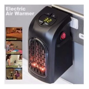 CALENTADOR VENTILADOR AIRE CALIENTE ELECTRICO REGULABLE