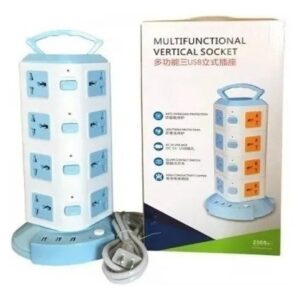 Torre Vertical Multitoma 16 Conexión 4 Pisos 2500w X3 Usb
