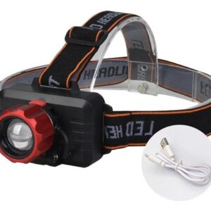 LINTERNA LED MINERA 10W T6 RECARGABLE