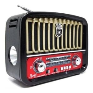 RADIO PARLANTE LINTERNA USB RETRO AM FM  FOX TECH