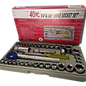 SET JUEGO DE COPAS X 40 PCS RACHES KIT MECANICA HERRAMIENTAS
