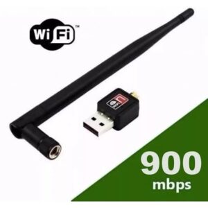 ANTENA ADAPTADOR INALÁMBRICO WIFI USB 2.0 + ANTENA 900MBPS 802.11 N
