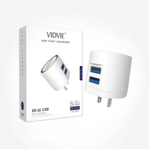 CARGADOR VIDVIE CARGA RÁPIDA PARA IPHONE