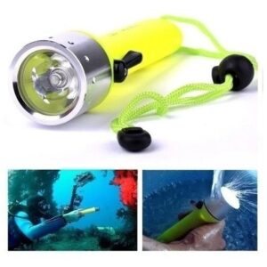 LINTERNA ACUÁTICA PARA BUCEO MANO SUMERGIBLE POTENTE